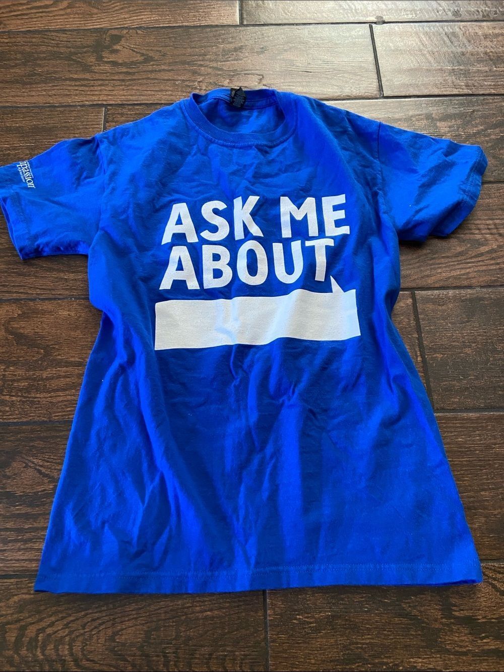 10/$50 M&O Kids Short Sleeve Royal Blue Graphic Tee - ASK ME ABOUT Size SP